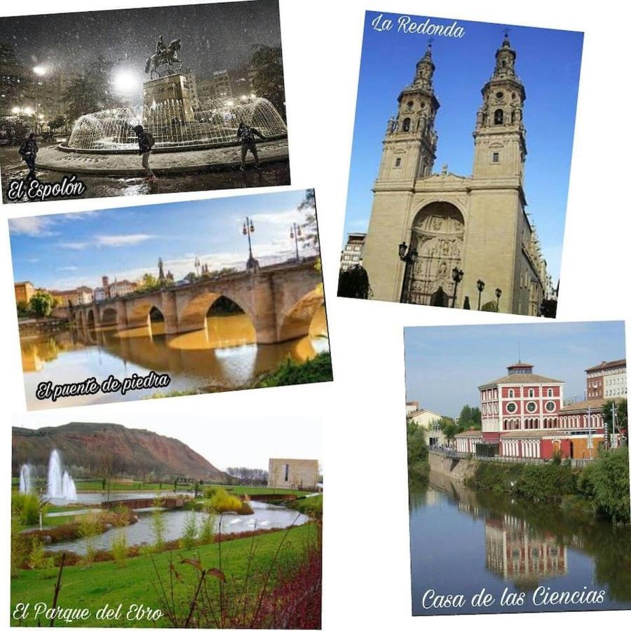 Atico Con Encanto En El Centro De לוגרוניו מראה חיצוני תמונה